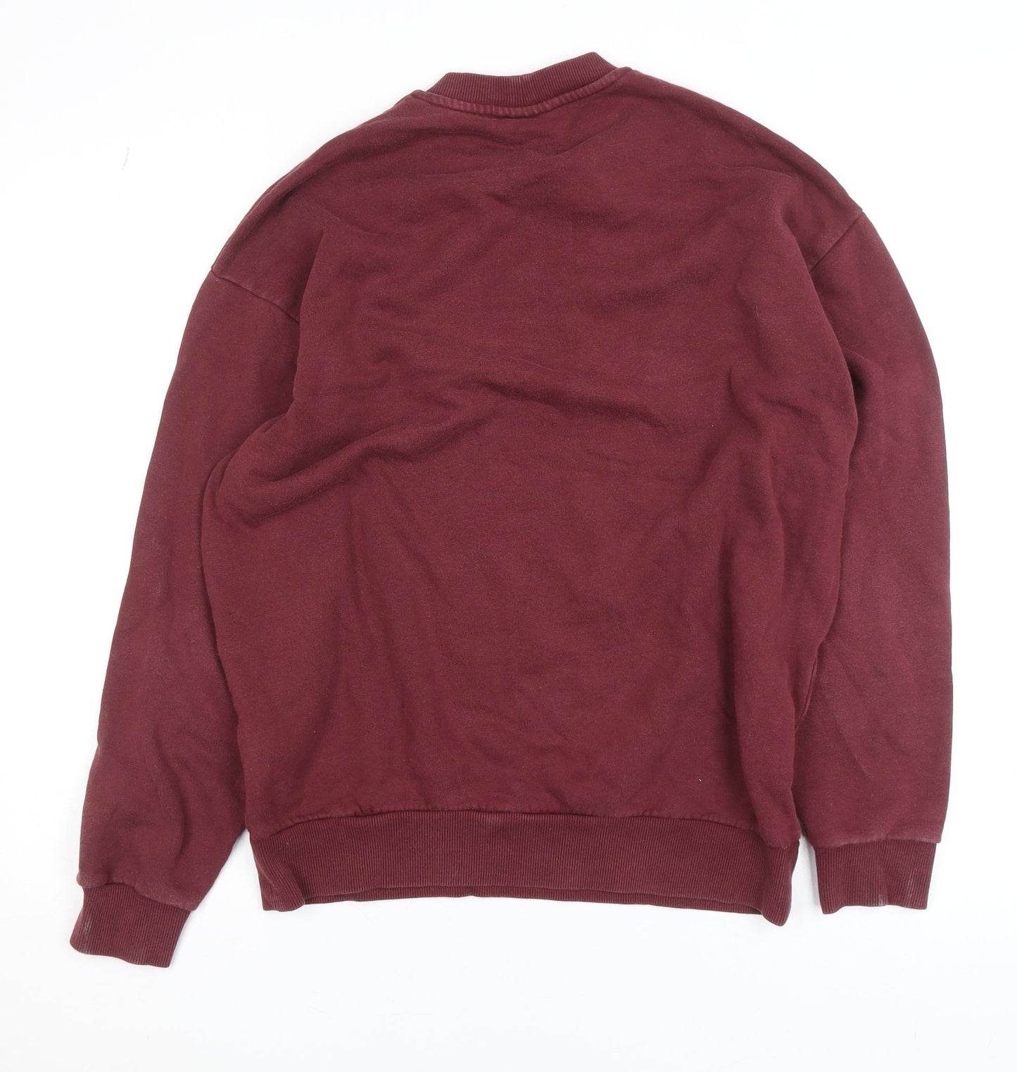 Womens UK Size S ASOS DESIGN Red Pullover Sweatshirt