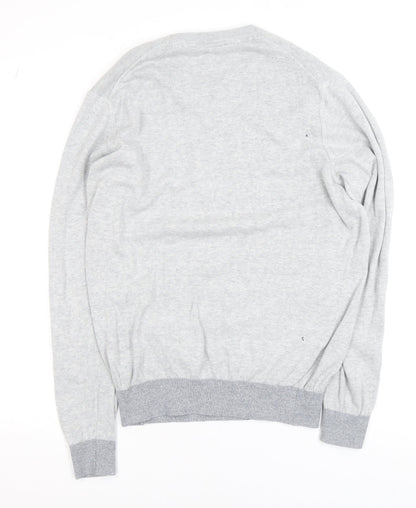 Mens UK Size S Crew Clothing Company Grey Pullover Jumper