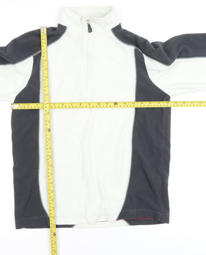 Womens UK Size S Elevation Snow Black Pullover Sweatshirt
