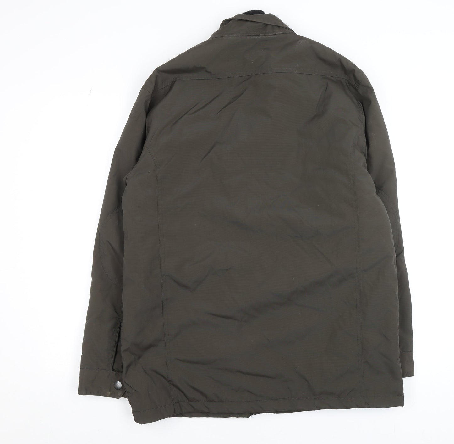 Mens UK Size S Debenhams Green Puffer Jacket