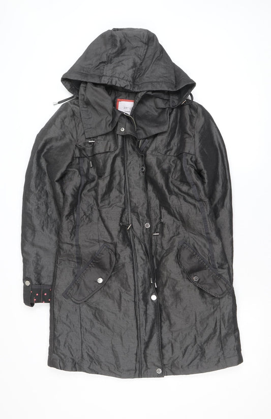 Womens UK Size 8 Marks and Spencer Grey Parka Coat