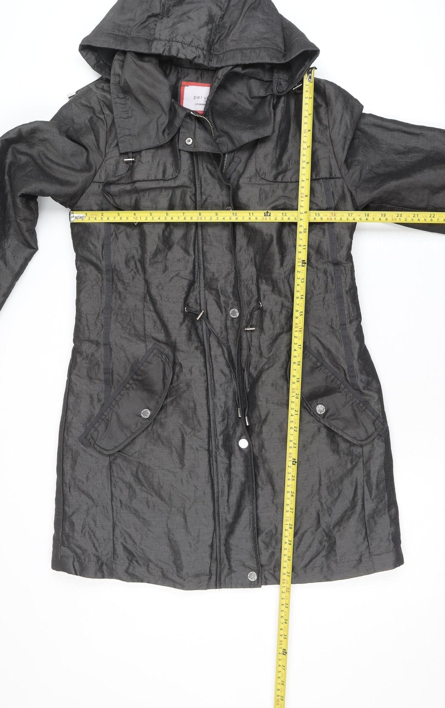 Womens UK Size 8 Marks and Spencer Grey Parka Coat