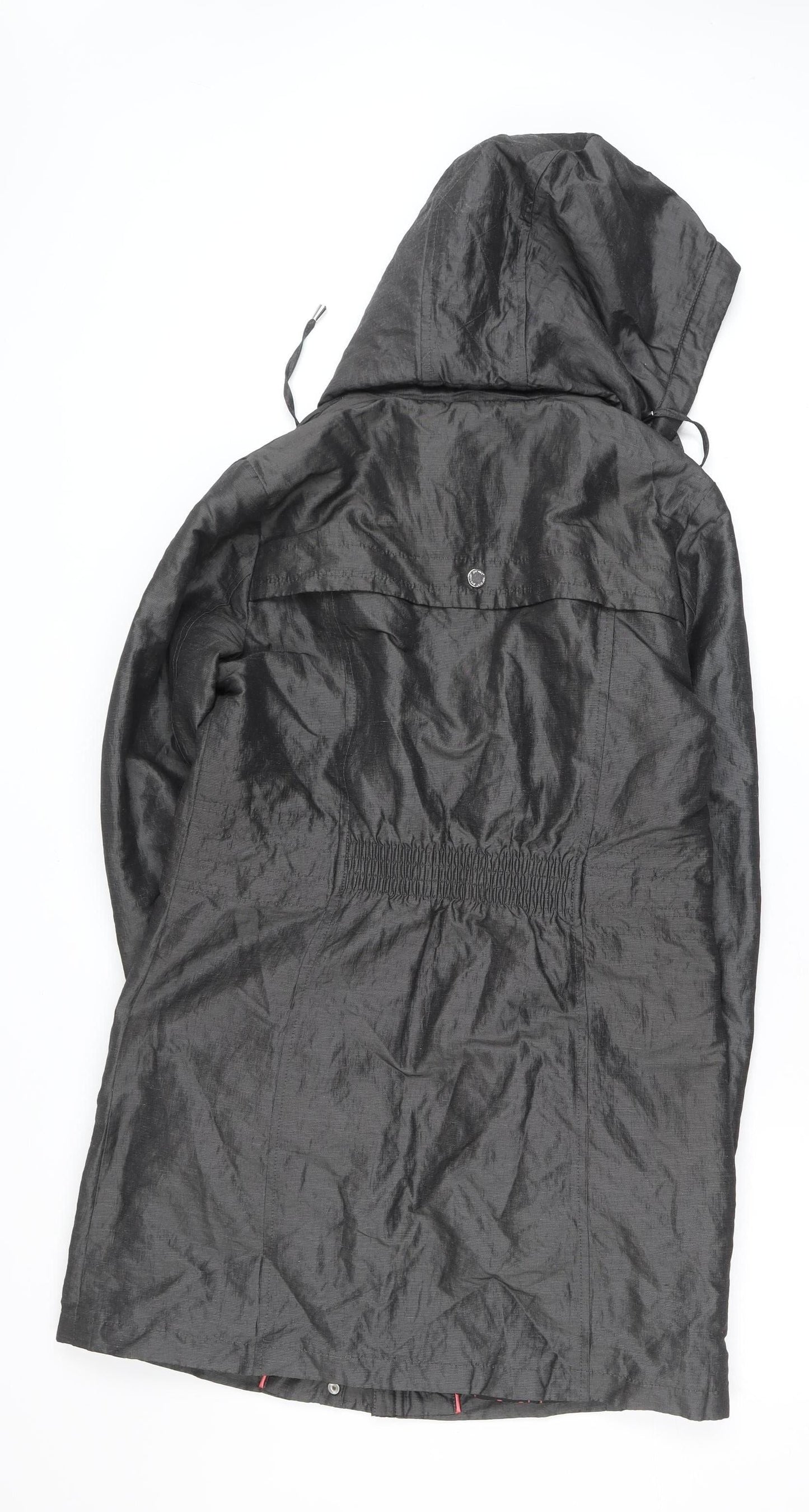 Womens UK Size 8 Marks and Spencer Grey Parka Coat