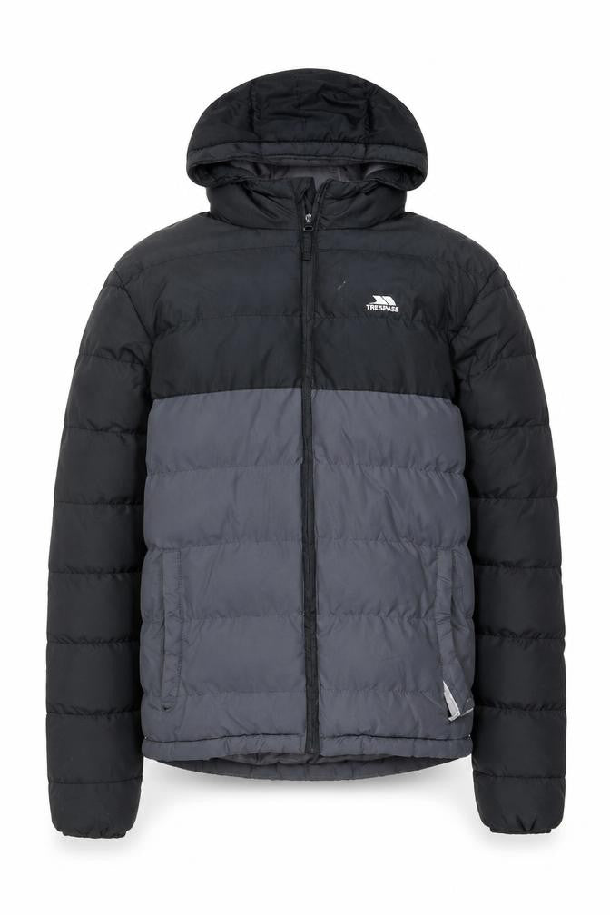 Mens UK Size XS Trespass Black Puffer Jacket