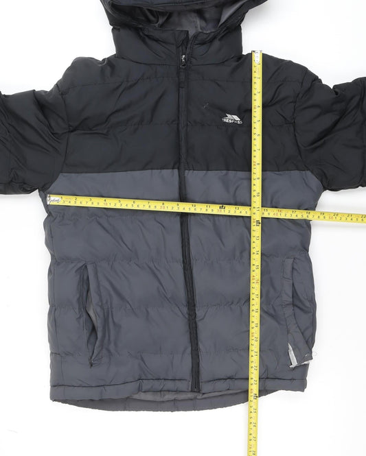 Mens UK Size XS Trespass Black Puffer Jacket