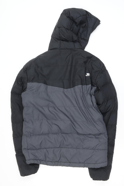 Mens UK Size XS Trespass Black Puffer Jacket