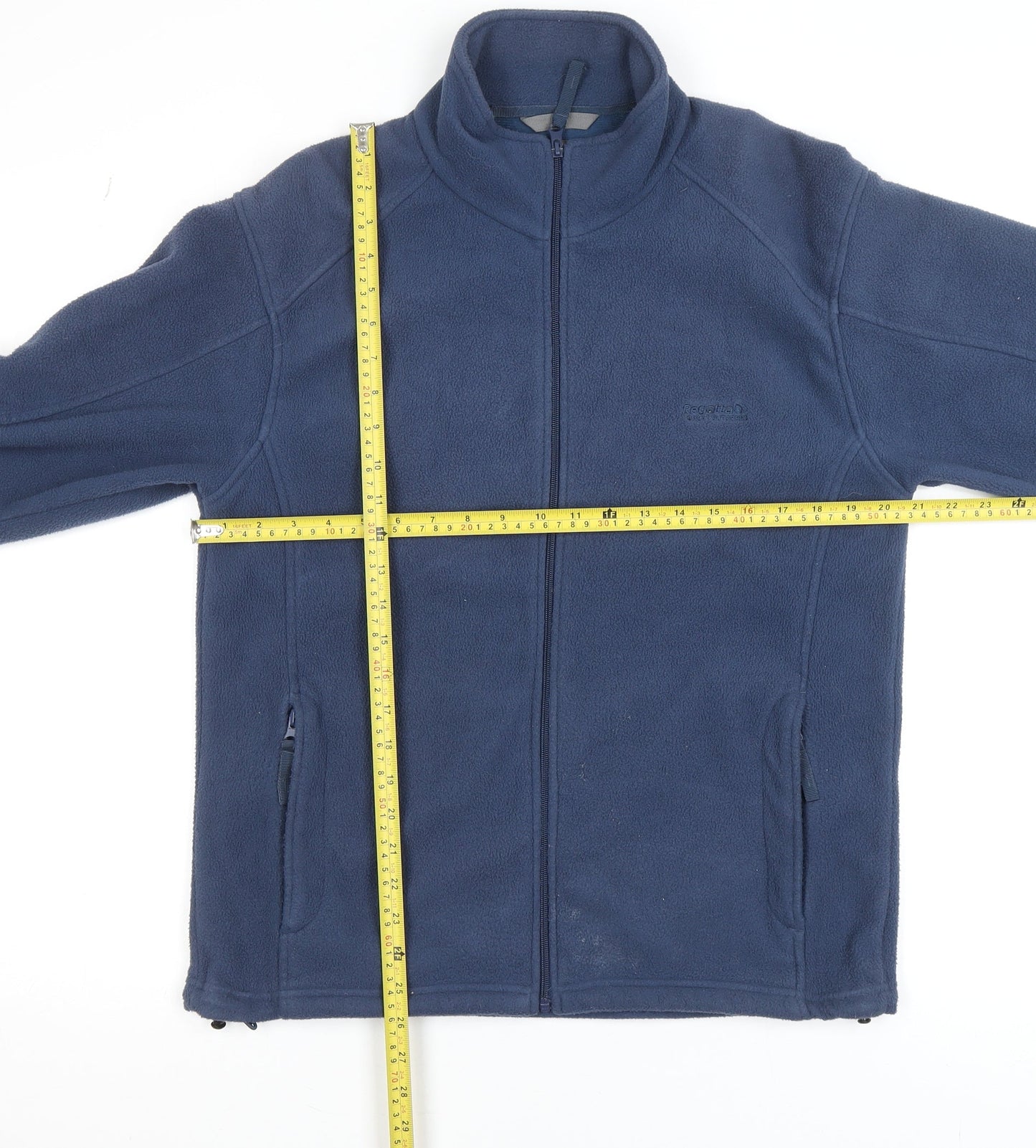 Mens UK Size S Regatta Blue Full Zip Sweatshirt