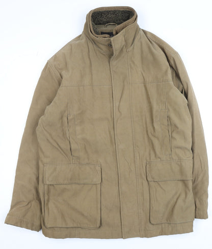 Mens UK Size M Lakeland Brown Parka Coat