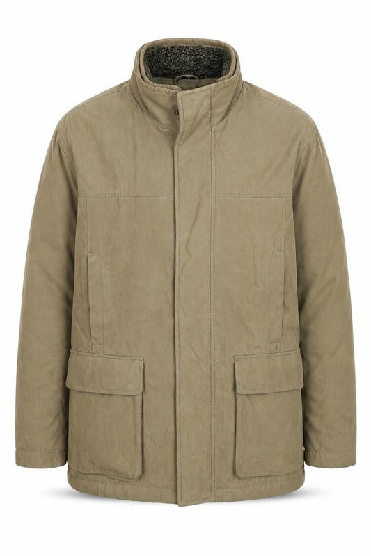 Mens UK Size M Lakeland Brown Parka Coat