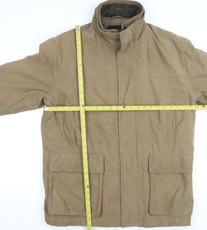 Mens UK Size M Lakeland Brown Parka Coat