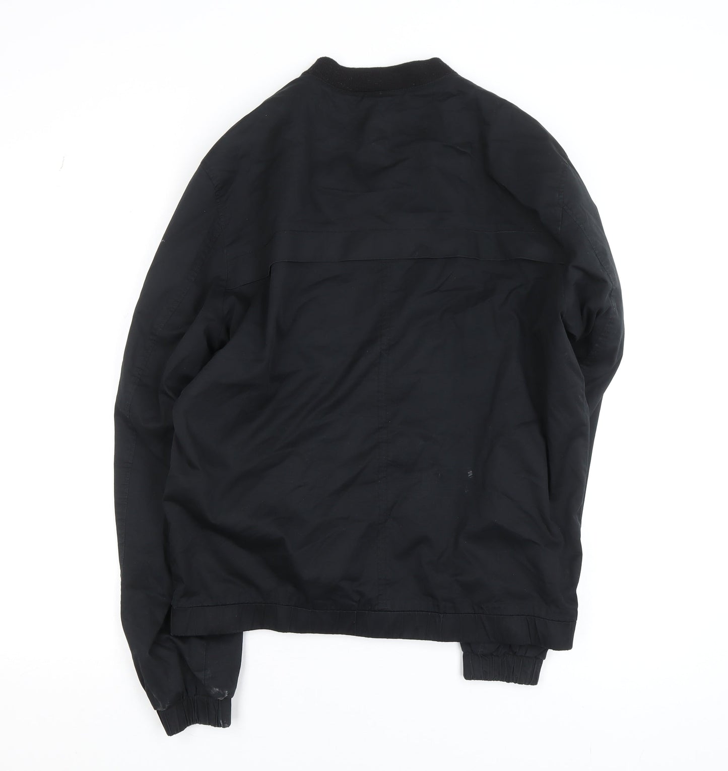 Mens UK Size 54 H&M Black Bomber Jacket