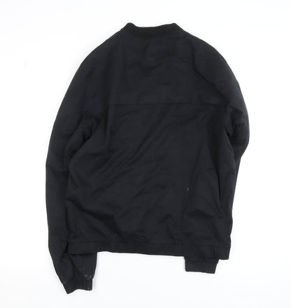Mens UK Size 54 H&M Black Bomber Jacket