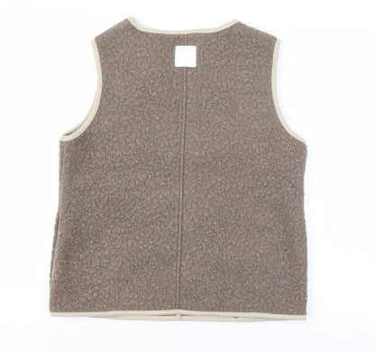 Unisex Adults UK Size XS Levete Room Brown Bodywarmer
