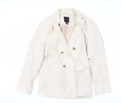 Womens UK Size 8 New Look Regular Beige Blazer