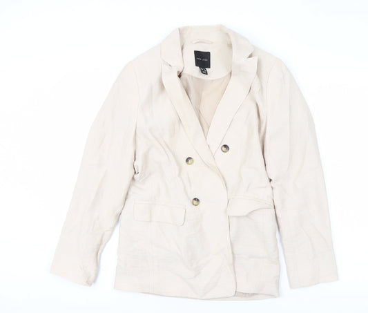 Womens UK Size 8 New Look Regular Beige Blazer