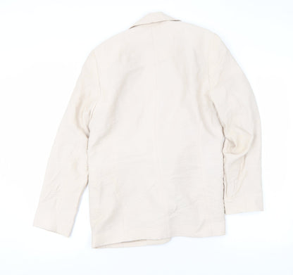 Womens UK Size 8 New Look Regular Beige Blazer