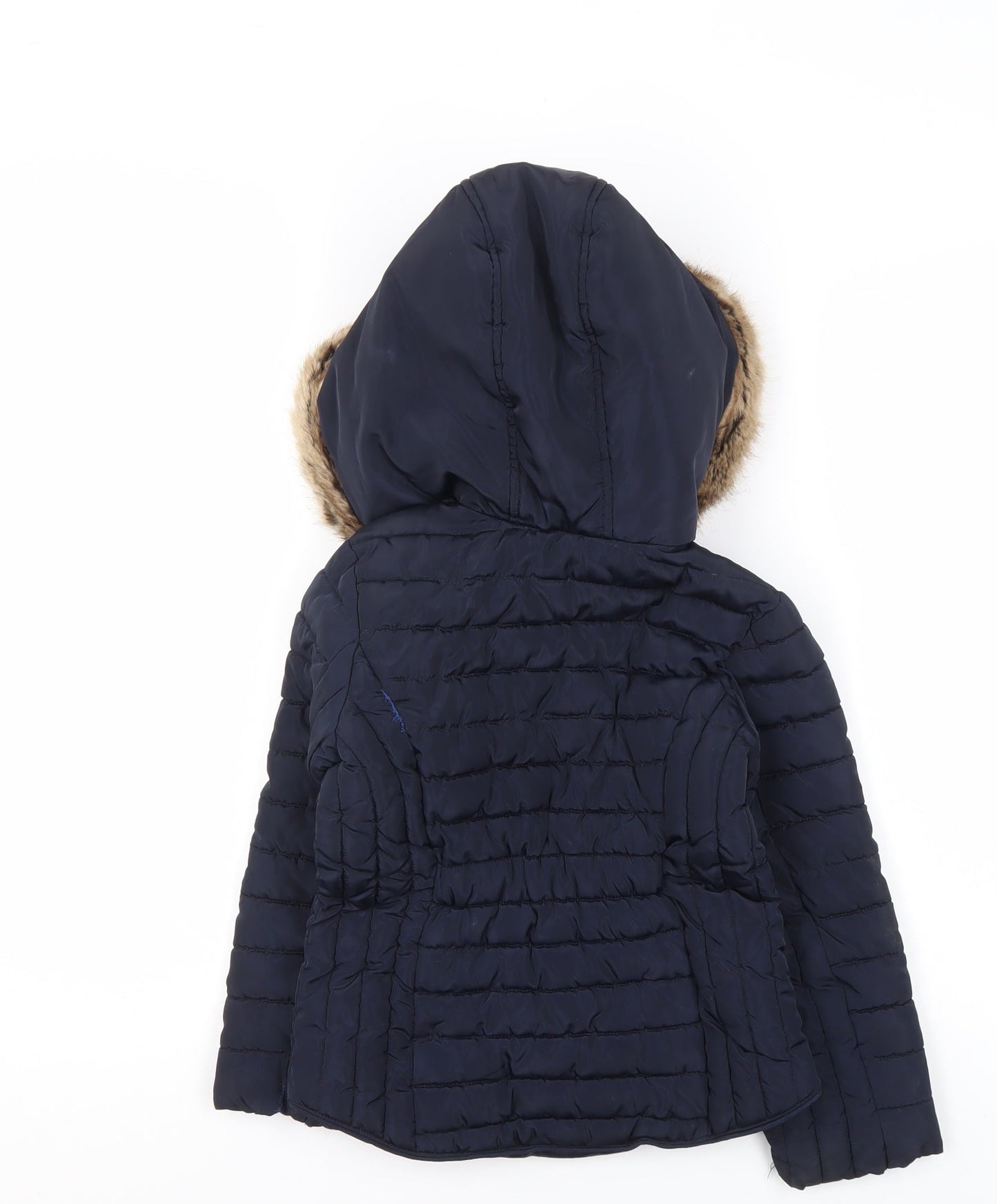 Girls UK Size 6 Years Joules Blue Puffer Jacket