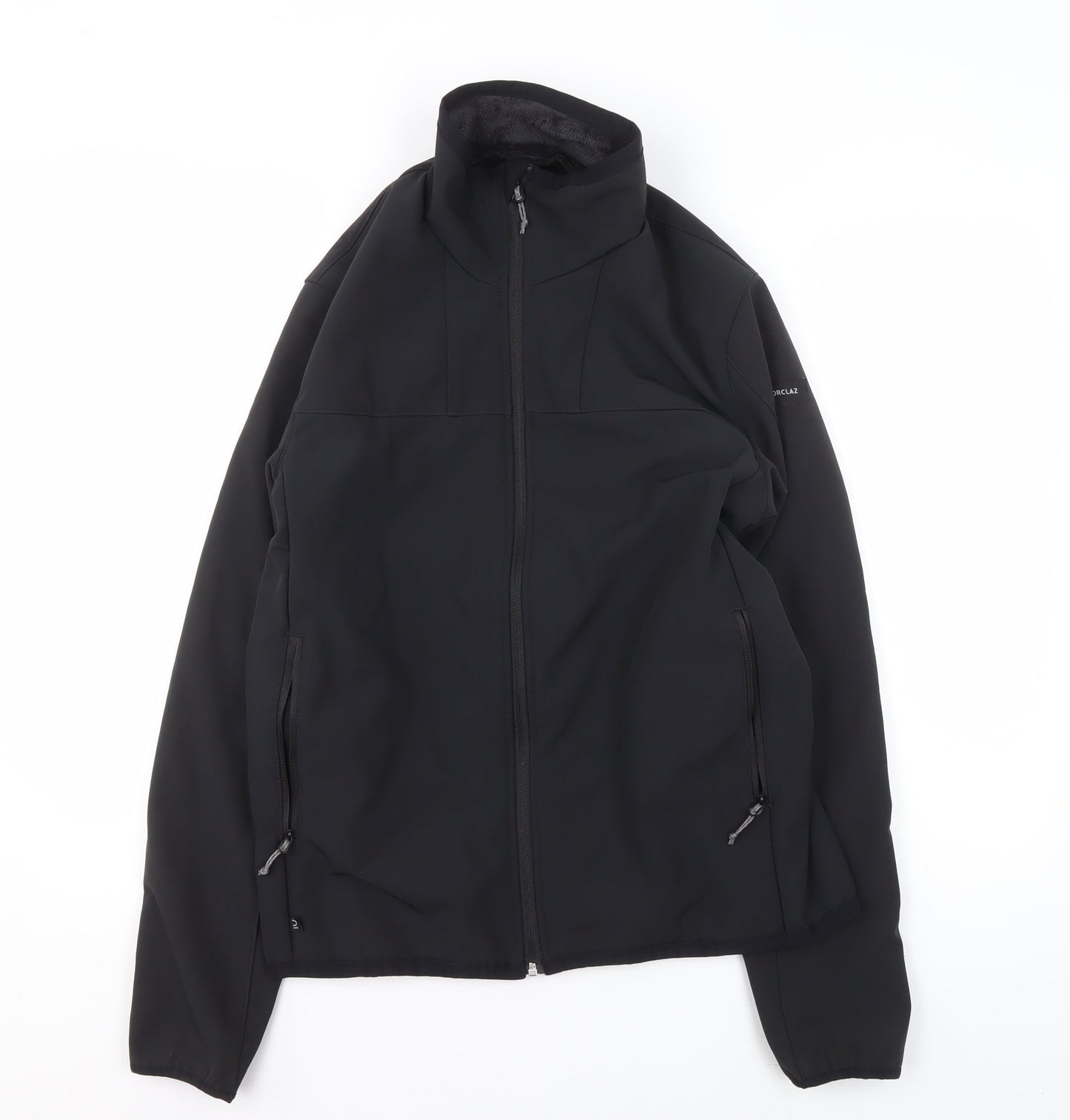 Mens UK Size M DECATHLON Black Soft Shell