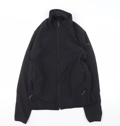 Mens UK Size M DECATHLON Black Soft Shell