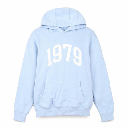 Mens UK Size S F&F Blue Pullover Hoodie