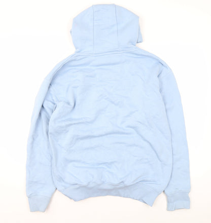 Mens UK Size S F&F Blue Pullover Hoodie