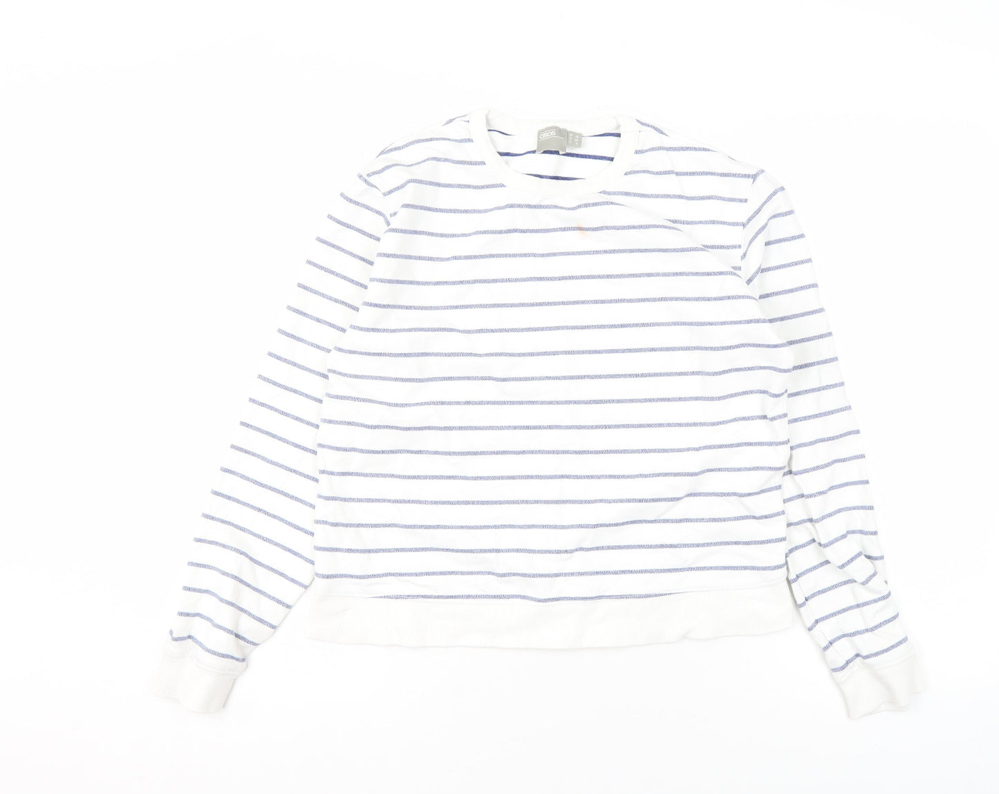 Womens UK Size 10 ASOS White Pullover Sweatshirt