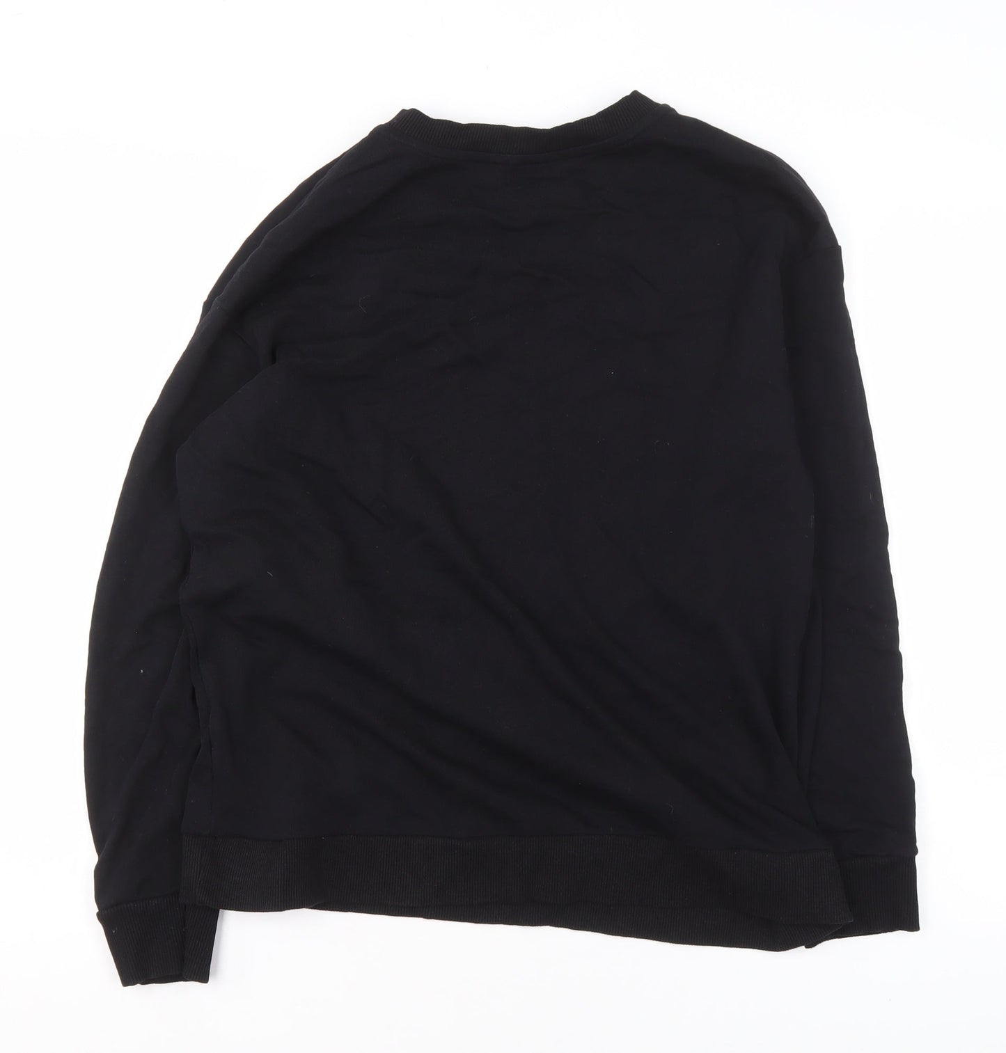 Womens UK Size 12-14 George Black Pullover Sweatshirt