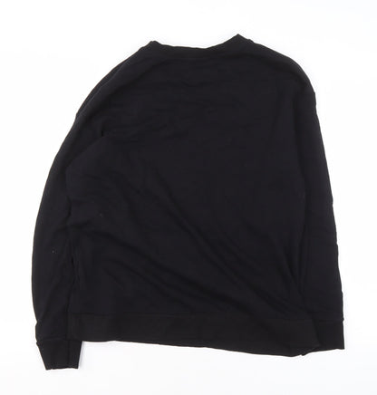 Womens UK Size 12-14 George Black Pullover Sweatshirt
