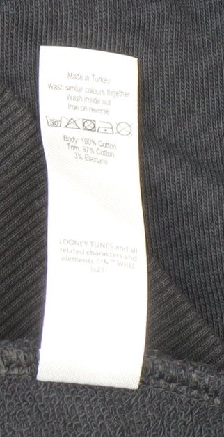 Womens UK Size 12-14 George Black Pullover Sweatshirt