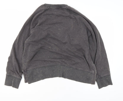 Womens UK Size S Zara Grey Pullover Sweatshirt