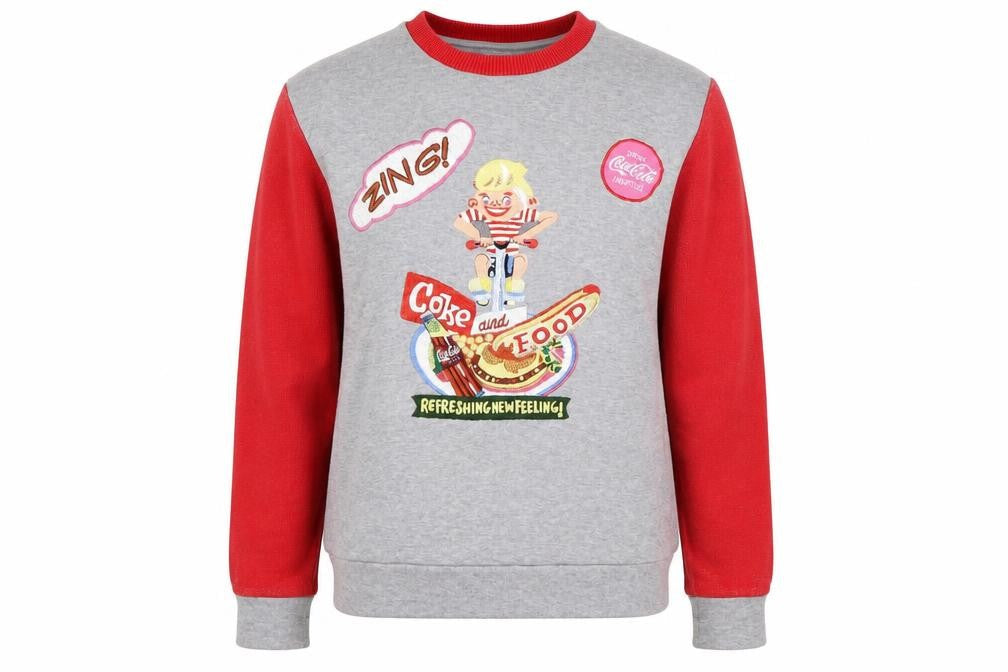 Womens UK Size S Kit Neale Multicoloured Pullover Sweatshirt