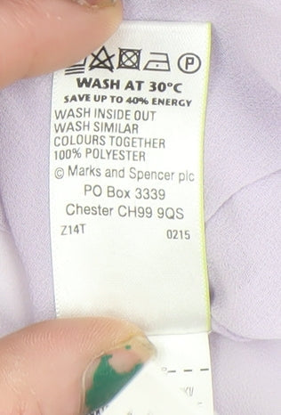 Womens UK Size 10 Marks and Spencer Multicoloured Basic Blouse