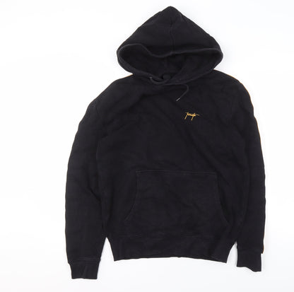 Mens UK Size S New Look Black Pullover Hoodie