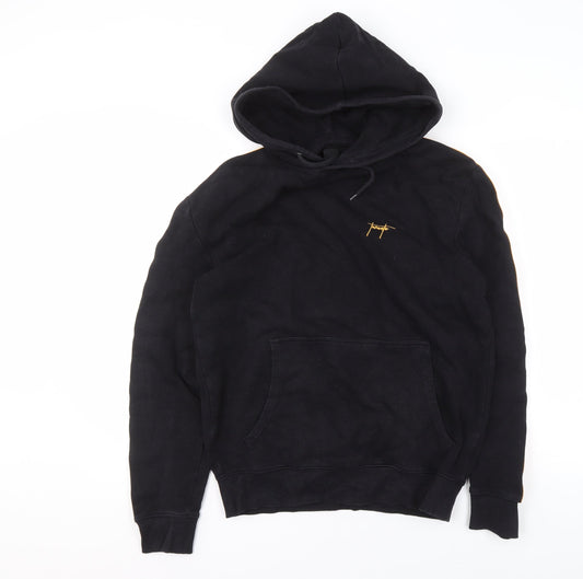 Mens UK Size S New Look Black Pullover Hoodie