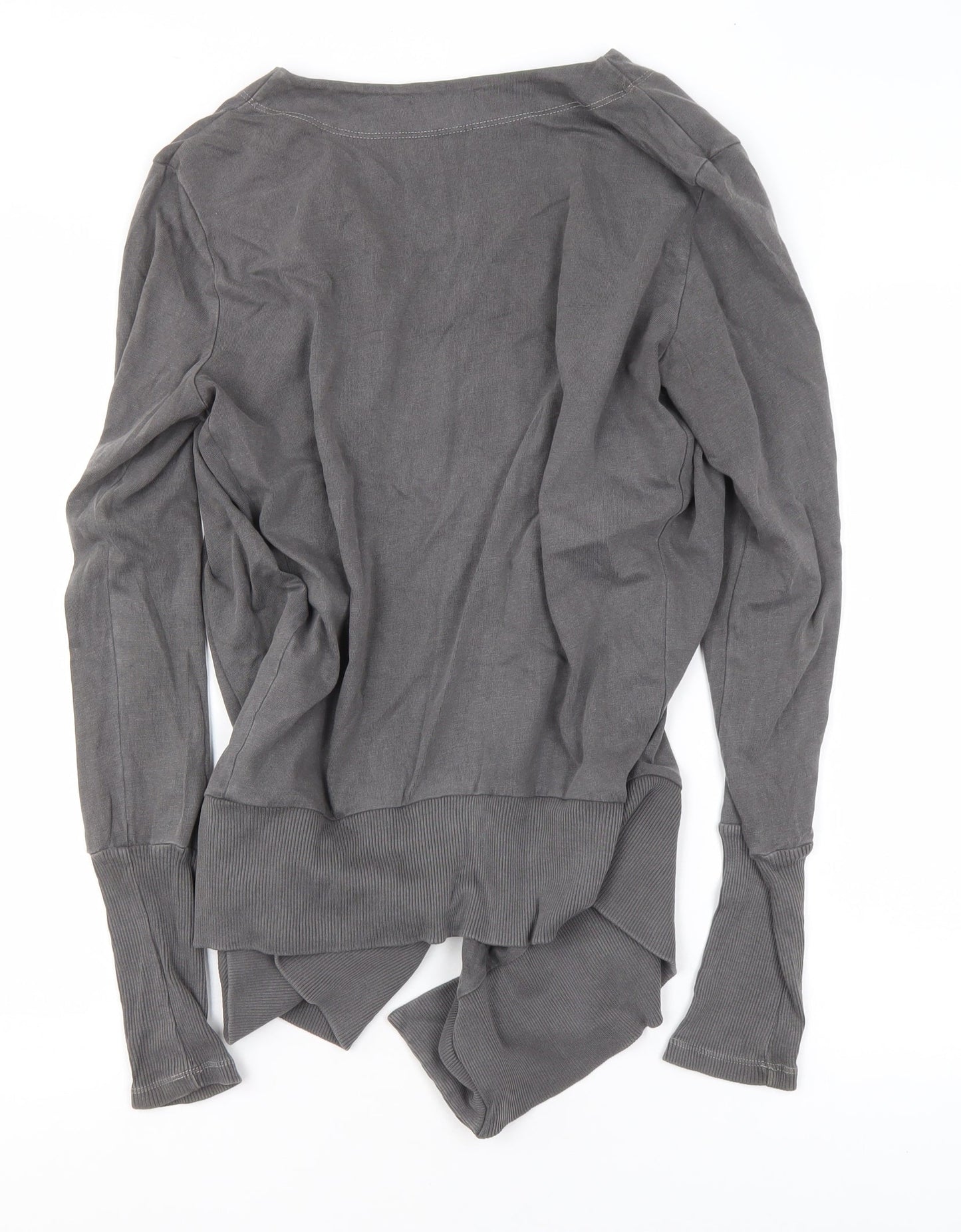 Womens UK Size M Et Vous Grey Cardigan Jumper