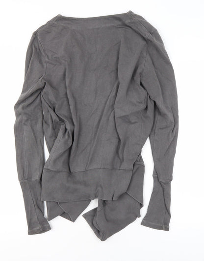 Womens UK Size M Et Vous Grey Cardigan Jumper