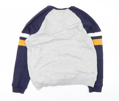 Mens UK Size L TU Grey Pullover Sweatshirt