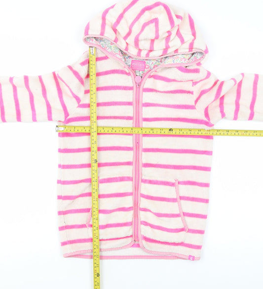 Girls UK Size 11-12 Years Joules Pink Full Zip Hoodie