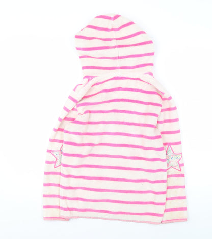 Girls UK Size 11-12 Years Joules Pink Full Zip Hoodie