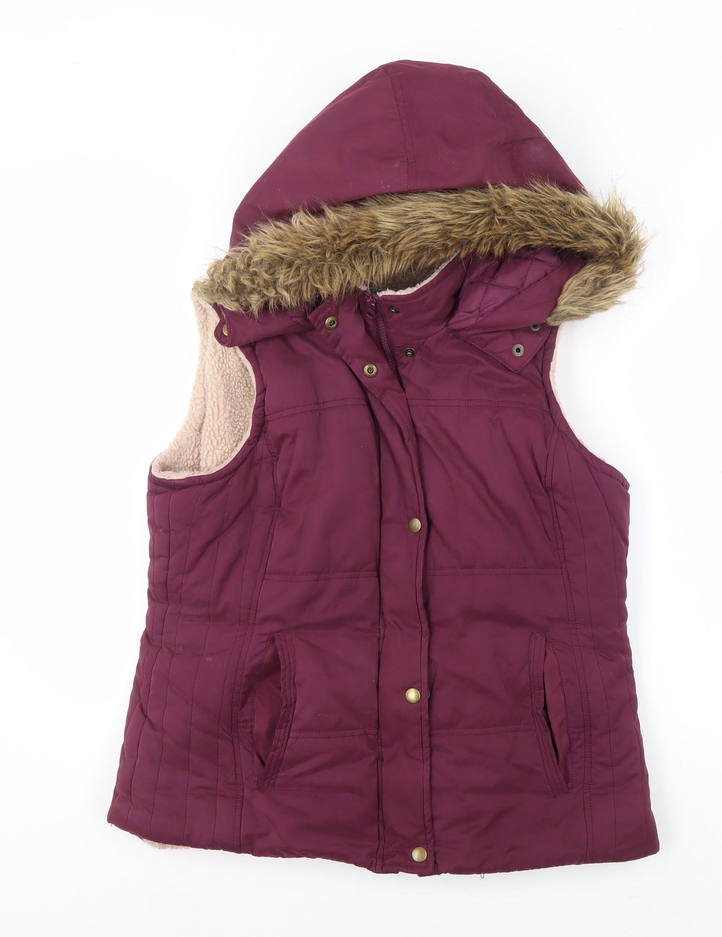 Womens UK Size 14 Marks and Spencer Purple Bodywarmer