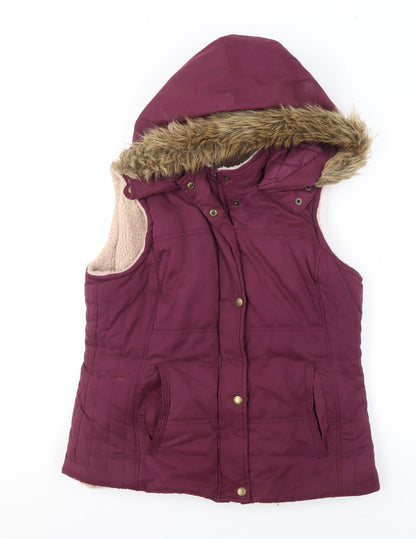 Womens UK Size 14 Marks and Spencer Purple Bodywarmer
