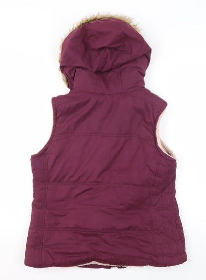 Womens UK Size 14 Marks and Spencer Purple Bodywarmer
