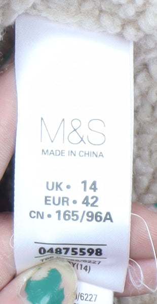 Womens UK Size 14 Marks and Spencer Purple Bodywarmer