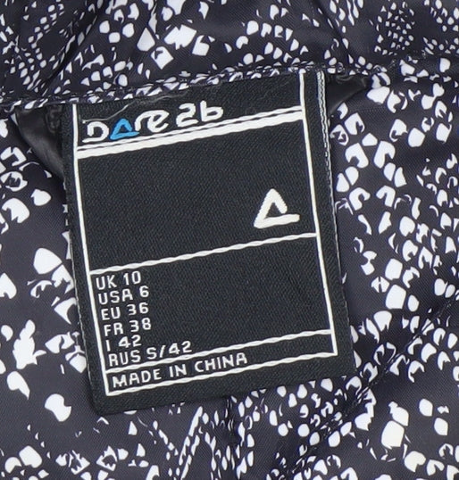 Womens UK Size 10 Dare 2B Black Puffer Jacket