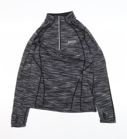 Womens UK Size M Diesel Black Running & Jogging Gym & Training CrossFit Yoga Jac