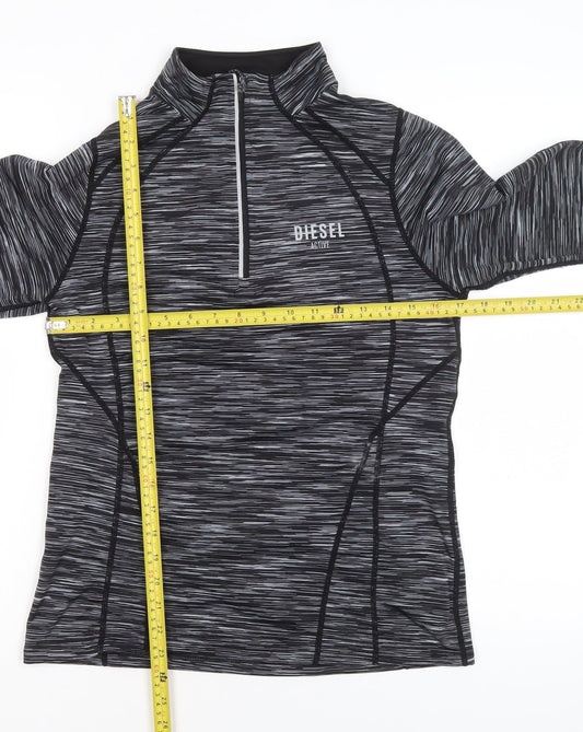 Womens UK Size M Diesel Black Running & Jogging Gym & Training CrossFit Yoga Jac
