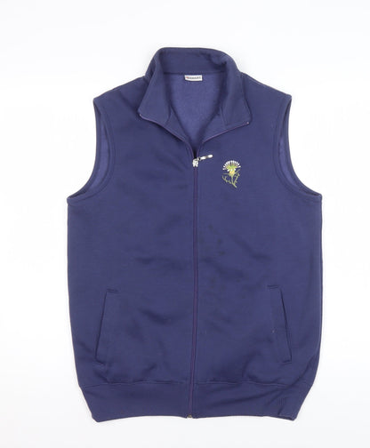 Womens UK Size 10/12 Damart Blue Bodywarmer