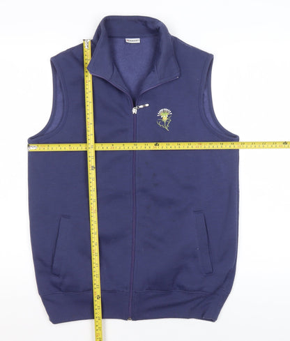 Womens UK Size 10/12 Damart Blue Bodywarmer