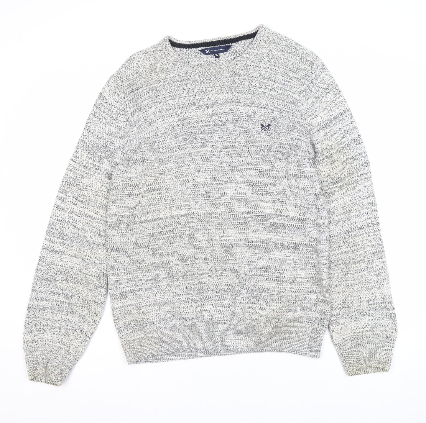 Mens UK Size M Crew Clothing Company Grey Pullover Jumper