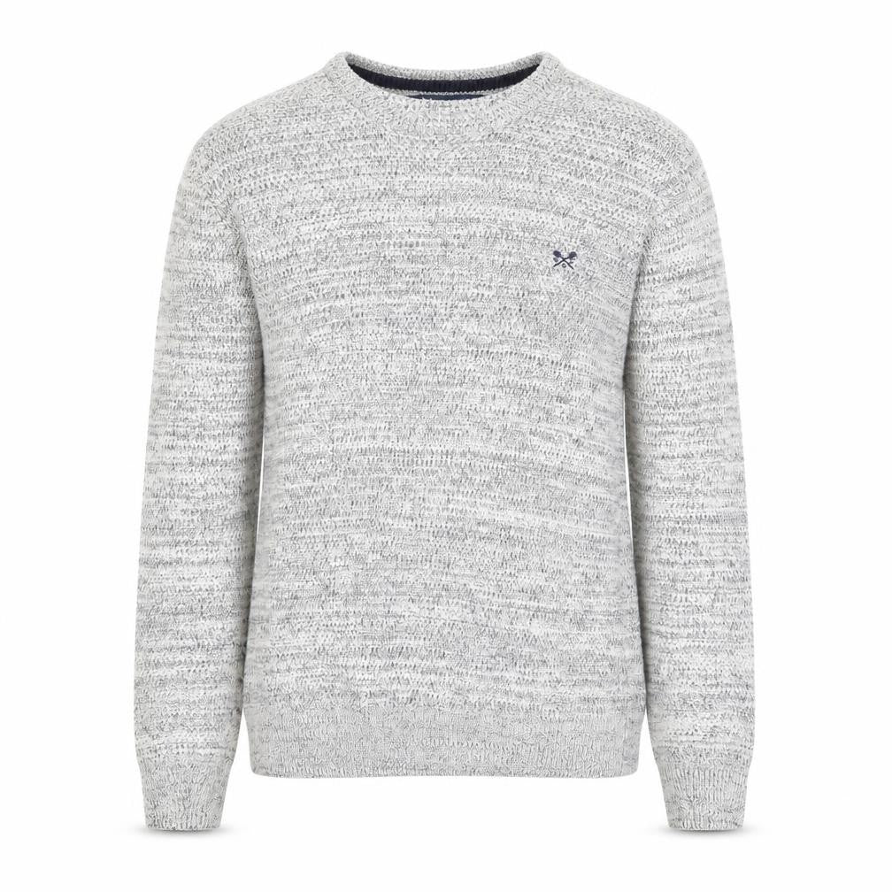 Mens UK Size M Crew Clothing Company Grey Pullover Jumper